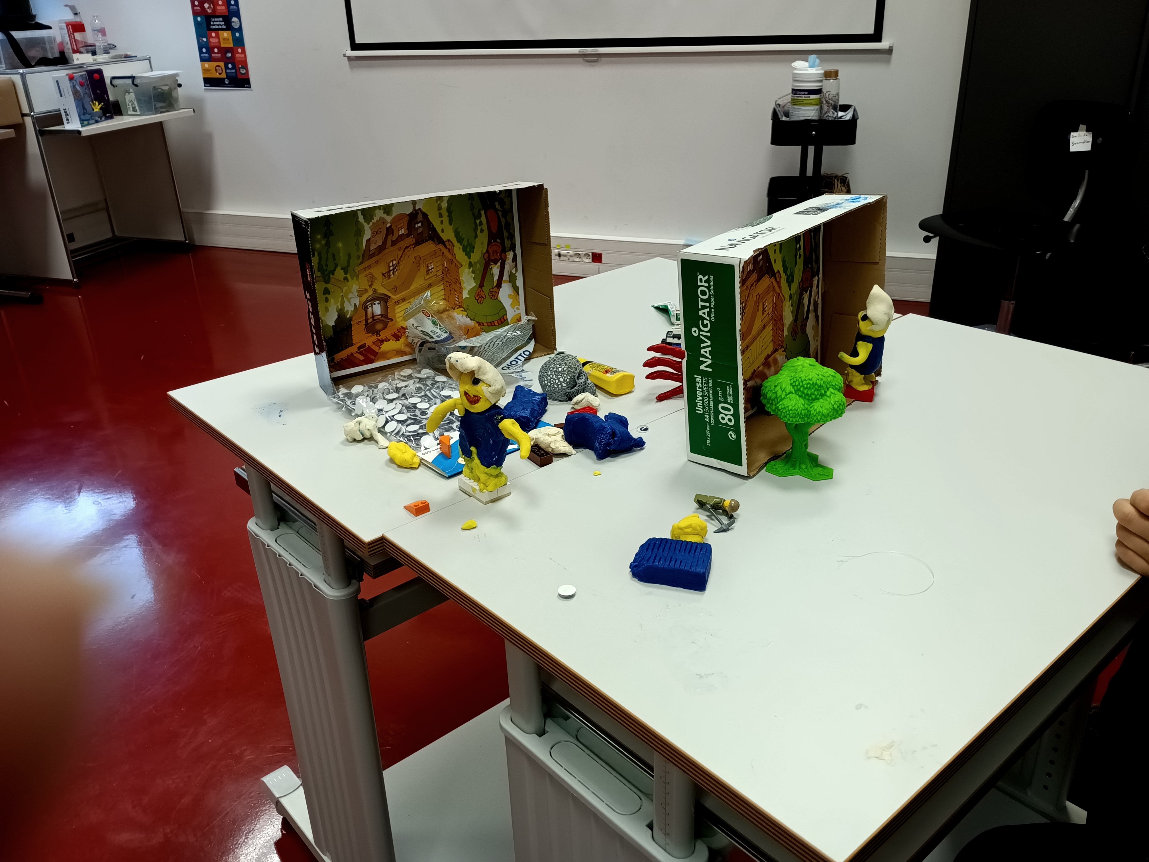 atelier Stop motion personnage décors 1