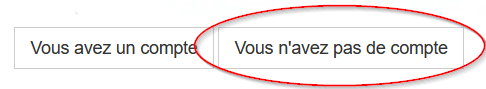 vous navez pas de compte